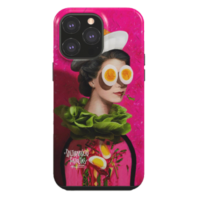 HAPPY365 iPhone 14 Pro Cover Šaltibarščių Portretas | Bite