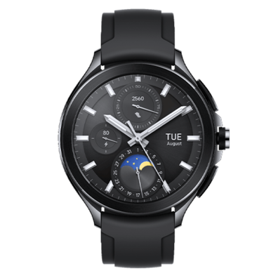 Xiaomi Watch 2 Pro LTE (eSIM) Black Case with Black Fluororubber Strap (BHR7208GL) | Bite