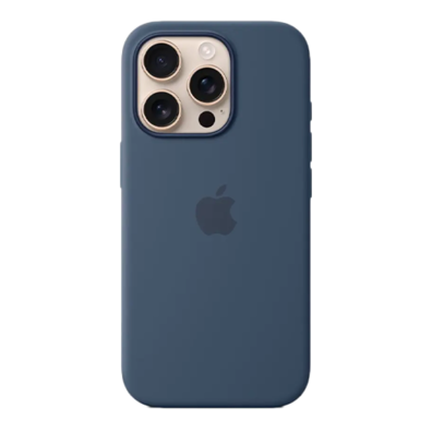 Apple iPhone 16 Pro Silicone Case with MagSafe Denim | Bite
