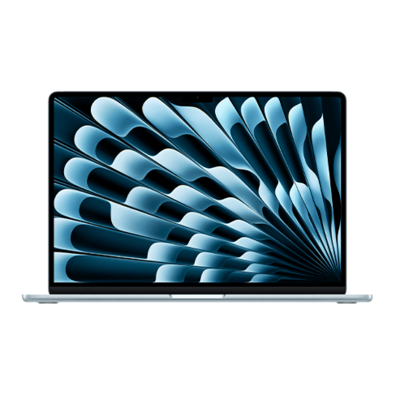 15-inch MacBook Air: Apple M4 chip with 10-core CPU and 10-core GPU, 16GB, 256GB SSD - Sky Blue | Bite