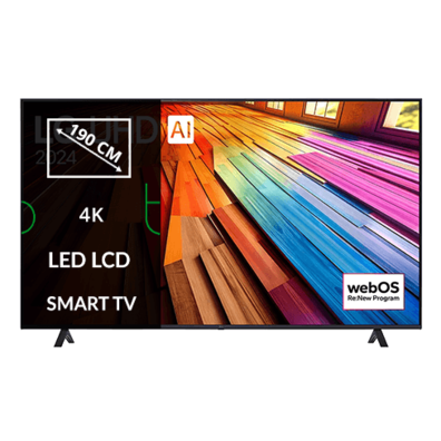 LG LED LCD TV | 75UT81003LA | 75 | Smart TV | webOS24 | 4K UHD | Bite