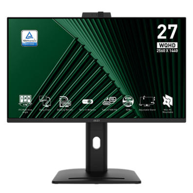 LCD Monitor|MSI|PRO MP275QPDG|27''|Business|Swivel|Pivot|Height adjustable|Tilt|Matte|Panel IPS|2560x1440|16:9|100Hz|5 ms|Speakers|PROMP275QPDG | Bite