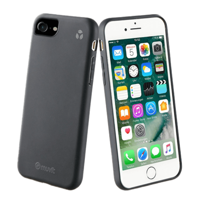 Apple iPhone 6/6S/7/8/SE 2020 Recycleteck Cover By Muvit Black | Bite