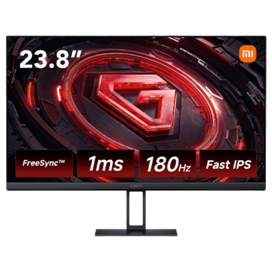 Xiaomi | G24i | 24 in | IPS | Full HD (1080p) 1920 x 1080 at 180 Hz | 250 cd/m² | HDMI, DisplayPort | Tilt | None | Bite
