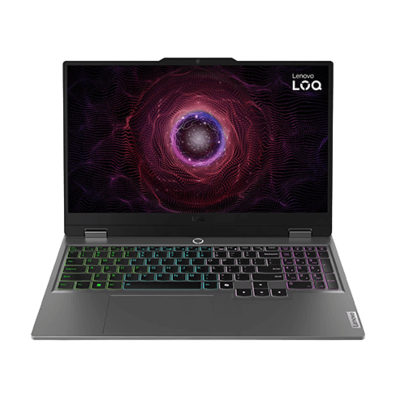 Lenovo LOQ 15ARP9, AMD Ryzen™ 5 7235HS (3.20GHz, 8MB), 15.6'' FHD Non-Touch, W11H64 Nordics (EN/FI/SV/DK/NO), 16.0GB, 1x512GB SSD M.2 2242 PCIe Gen4 QLC, Luna Grey, 1xNVIDIA® GeForce RTX™ 4050 6GB, BT 5.1 or above,Wi-Fi 6 2x2 AX, 720P HD, 4 Cell Li-ion 60Wh, 170W, 2CourierCarryin, White Backlit, Eclipse Black-Nordic | Bite